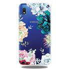 For Galaxy A10    3D Pattern Printing Extremely Transparent TPU Phone Case(The Stone Flower) - 1