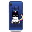 For Galaxy A20 / A30  3D Pattern Printing Extremely Transparent TPU Phone Case(Batman) - 1
