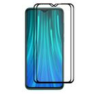 2 PCS ENKAY Hat-prince Full Glue 0.26mm 9H 2.5D Tempered Glass Full Coverage Film for Redmi Note 8 Pro - 1