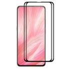 2 PCS ENKAY Hat-prince Full Glue 0.26mm 9H 2.5D Tempered Glass Full Coverage Film for vivo X27 - 1