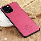 PINWUYO Pin Rui Series Classical Leather, PC + TPU + PU Leather Waterproof And Anti-fall All-inclusive Protective Shell for iPhone 11 Pro(Red) - 1