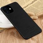 PINWUYO Pin Rui Series Classical Leather, PC + TPU + PU Leather Waterproof And Anti-fall All-inclusive Protective Shell for iPhone 11(Black) - 1