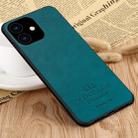 PINWUYO Pin Rui Series Classical Leather, PC + TPU + PU Leather Waterproof And Anti-fall All-inclusive Protective Shell for iPhone 11(Blue) - 1