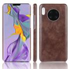 For Huawei Mate 30 Shockproof Litchi Texture PC + PU Case(Brown) - 1