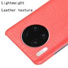For Huawei Mate 30 Shockproof Crocodile Texture PC + PU Case(Red) - 3