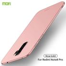 For Xiaomi RedMi Note8 Pro MOFI Frosted PC Ultra-thin Hard Case(Rose gold) - 1