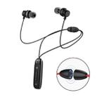 BT315 Sport Bluetooth Headset Wireless Stereo Earphone Bluetooth 4.1 Earpiece With Mic Sport Bass Magnetic Necklace Earpiece(Black) - 1