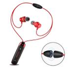 BT315 Sport Bluetooth Headset Wireless Stereo Earphone Bluetooth 4.1 Earpiece With Mic Sport Bass Magnetic Necklace Earpiece(Red) - 1