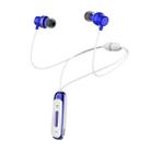 BT315 Sport Bluetooth Headset Wireless Stereo Earphone Bluetooth 4.1 Earpiece With Mic Sport Bass Magnetic Necklace Earpiece(Blue) - 1