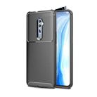 For Xiaomi Redmi Note 8 Pro Carbon Fiber Texture Shockproof TPU Case(Black) - 1