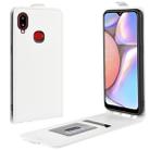 For Samsung Galaxy A10s / M10s Crazy Horse Vertical Flip Leather Protective Case with Card Slot(White) - 1