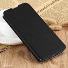 For Huawei P30 MOFI Rui Series Classical Leather Flip Leather Case With Bracket Embedded Steel Plate All-inclusive(Black) - 1