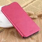 For Huawei P30 MOFI Rui Series Classical Leather Flip Leather Case With Bracket Embedded Steel Plate All-inclusive(Red) - 1