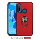 For Huawei Nova 5i     360 Rotary Multifunctional Stent PC+TPU Case with Magnetic Invisible Holder(Red) - 1