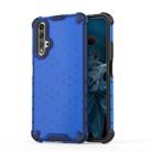 For Huawei Nova 5T Shockproof Honeycomb PC + TPU Case(Blue) - 1