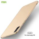 For Galaxy A70 MOFI Frosted PC Ultra-thin Hard Case(Gold) - 1