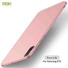 For Galaxy A70 MOFI Frosted PC Ultra-thin Hard Case(Rose gold) - 1