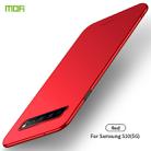For Galaxy S10 5G MOFI Frosted PC Ultra-thin Hard Case(Red) - 1