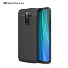 For Xiaomi Redmi Note 8 Pro Litchi Texture TPU Shockproof Case(Black) - 1