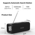 T9 Wireless Bluetooth 4.2 Speaker 10W Portable Sound Box FM Digital Radio 3D Surround Stereo, Support Handsfree & TF & AUX(Black) - 2