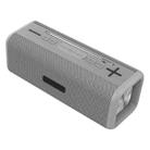 T9 Wireless Bluetooth 4.2 Speaker 10W Portable Sound Box FM Digital Radio 3D Surround Stereo, Support Handsfree & TF & AUX(Gray) - 1