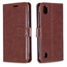 For ZTE Blade A5 2019 Crazy Horse Texture Horizontal Flip Leather Case with Holder & Card Slots & Wallet & Photo Frame(brown) - 1