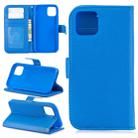 For iPhone 11 Pro Lychee Texture Horizontal Flip Leather Casewith Holder & Card Slots & Wallet & Photo Frame(blue) - 1