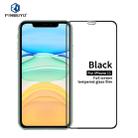 For iPhone 11 PINWUYO 9H 2.5D Full Screen Tempered Glass Film(Black) - 1