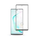 For Galaxy Note 10 mocolo 0.33mm 9H 3D Curved Full Screen Tempered Glass Film, Support fingerprint unlock(Black) - 1