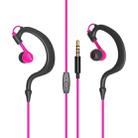 Kimmar R02 Sports Sweat Resistant Wired Earphone(Purple) - 1