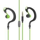 Kimmar R02 Sports Sweat Resistant Wired Earphone(Green) - 1