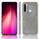 For Xiaomi Redmi Note 8 Shockproof Litchi Texture PC + PU Case(Gray) - 1