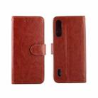 For Xiaomi  MI CC9e/A3  Crazy Horse Texture Horizontal Flip Leather Case with Holder & Card Slots & Wallet & Photo Frame(Brown) - 1