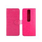 For Vodafone Smart V10 Crazy Horse Texture Horizontal Flip Leather Case with Holder & Card Slots & Wallet & Photo Frame(Magenta) - 1