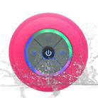 BTS-09 Wireless Bluetooth Speaker Waterproof Led FM Radio Subwoofer Bluetooth Column TF Card Suction Cup Mini Shower Speaker(Pink) - 1