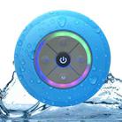 BTS-09 Wireless Bluetooth Speaker Waterproof Led FM Radio Subwoofer Bluetooth Column TF Card Suction Cup Mini Shower Speaker(Blue) - 1