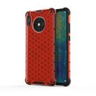 For Huawei Mate 30 Shockproof Honeycomb PC + TPU Case(Red) - 1