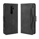 For Xiaomi Redmi Note 8 Pro Wallet Style Skin Feel Calf Pattern Leather Case ，with Separate Card Slot(Black) - 1