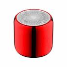 M1 Mini Bluetooth Subwoofer Speaker Portable Aluminium Alloy Wireless TWS Bluetooth, Support Handfree Call(Dream Red) - 1