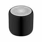 M1 Mini Bluetooth Subwoofer Speaker Portable Aluminium Alloy Wireless TWS Bluetooth, Support Handfree Call(Ceramic Black) - 1