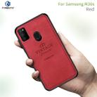 For Galaxy M30S PINWUYO Zun Series PC + TPU + Skin Waterproof And Anti-fall All-inclusive Protective Shell(Red) - 1