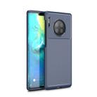 For Huawei Mate 30 Pro Beetle Series Carbon Fiber Texture Shockproof TPU Case(Blue) - 1