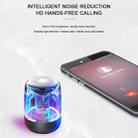 C7 Bluetooth 5.0 Speaker Transparent LED Luminous Subwoofer TWS 6D Surround HIFI Stereo Cool Audio(White) - 5