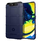 For Galaxy A80 Full Coverage Shockproof TPU Case(Blue) - 1