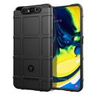 For Galaxy A80 Full Coverage Shockproof TPU Case(Black) - 1