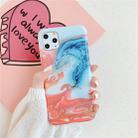 For iPhone 11 Pro Max TPU Smooth Marbled IMD Mobile Phone Case(Norwegian Red F20) - 1