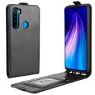 For Xiaomi Redmi Note 8 Crazy Horse Vertical Flip Leather Protective Case(Black) - 1