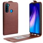 For Xiaomi Redmi Note 8 Crazy Horse Vertical Flip Leather Protective Case(Brown) - 1