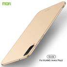 For Huawei Honor Play 3 MOFI Frosted PC Ultra-thin Hard Case(Gold) - 1