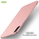 For Huawei Honor Play 3 MOFI Frosted PC Ultra-thin Hard Case(Rose gold) - 1